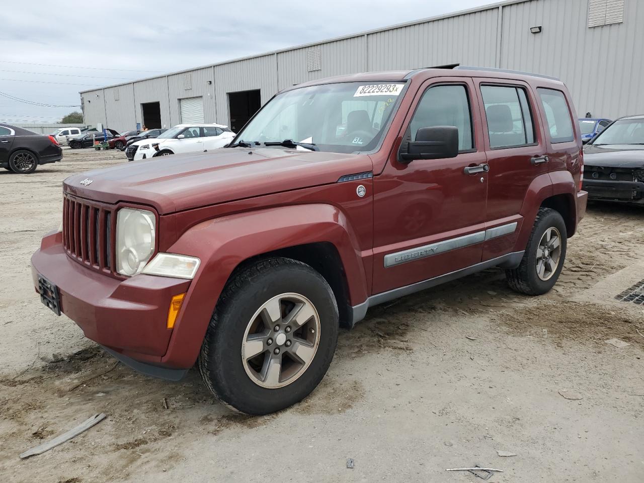 Image 1 of 2008 JEEP LIBERTY SPORT 2008 with VIN 1J8GN28K58W126048