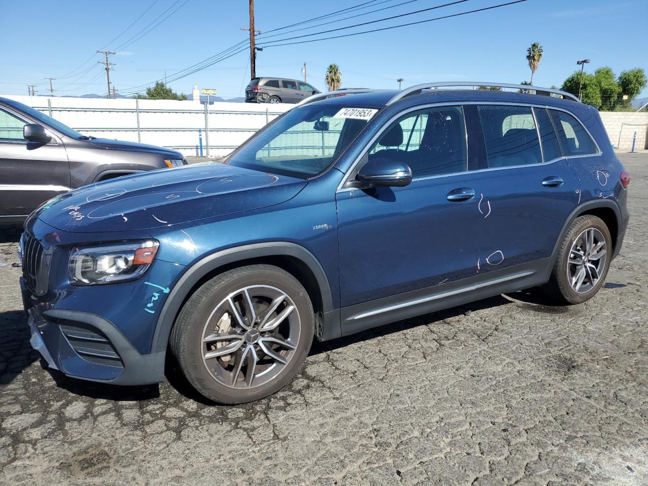 Image 1 of 2021 MERCEDES-BENZ GLB AMG 35 4MATIC 2021 with VIN W1N4M5BB8MW082816