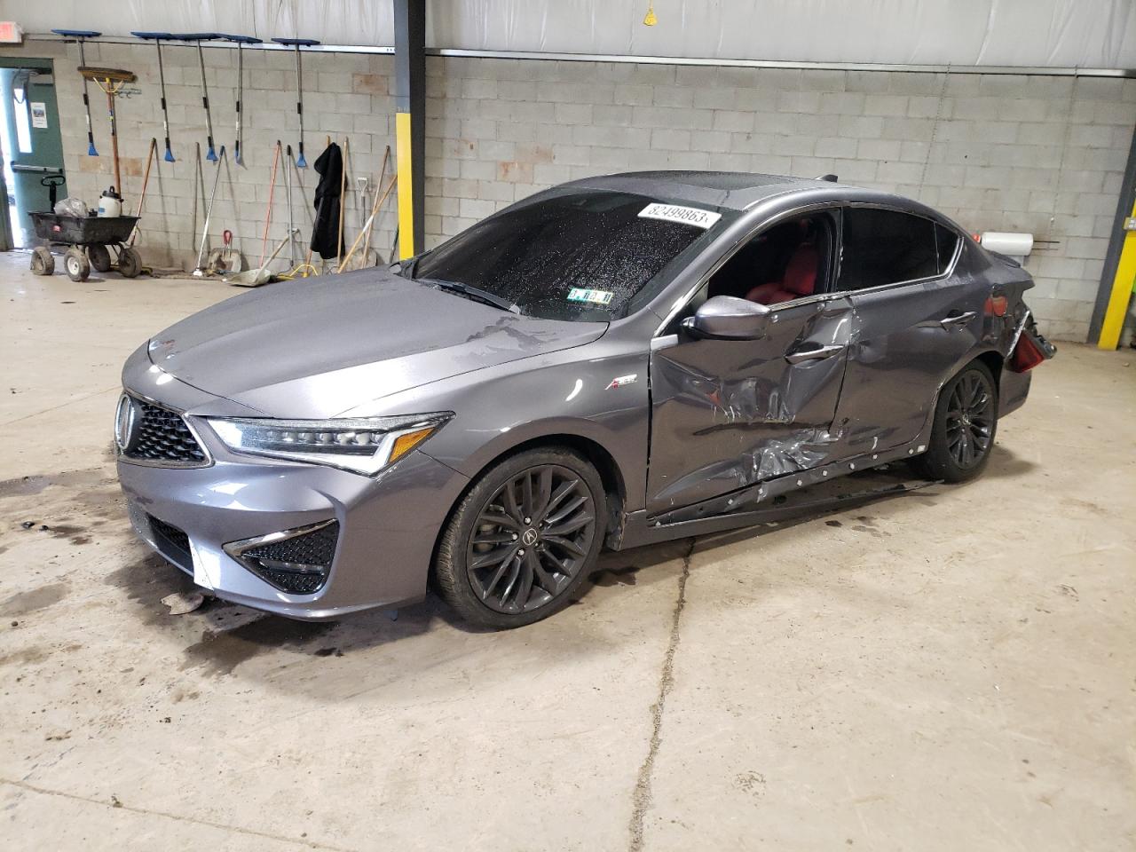 Image 1 of 2022 ACURA ILX PREMIUM A-SPEC 2022 with VIN 19UDE2F87NA000396