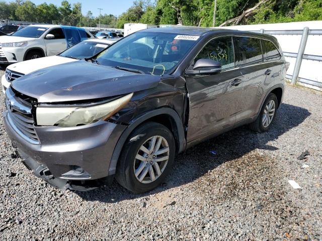 Изображение 1 2015 TOYOTA HIGHLANDER LE 2015 с VIN 5TDZARFH6FS013041