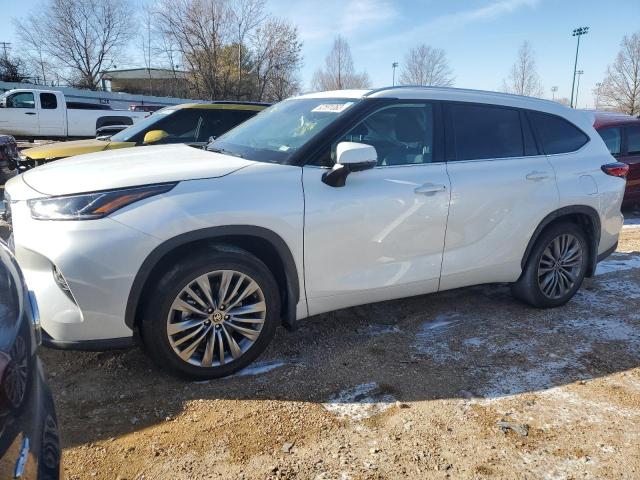 Image 1 of 2021 TOYOTA HIGHLANDER PLATINUM 2021 with VIN 5TDFZRBH3MS140098