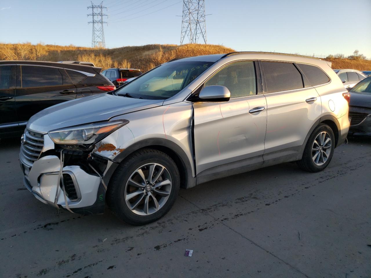Изображение 1 2019 HYUNDAI SANTA FE XL SE 2019 с VIN KM8SMDHF1KU307424