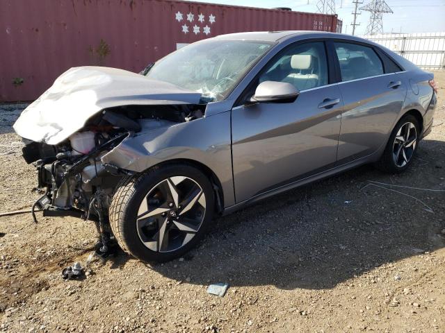 Image 1 of 2023 HYUNDAI ELANTRA LIMITED 2023 with VIN KMHLN4AJ2PU040902