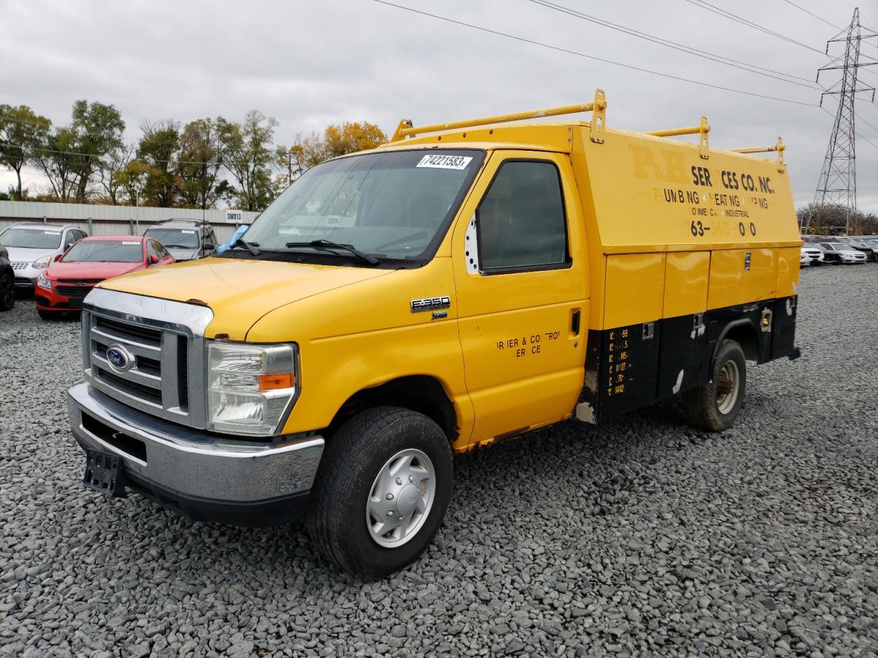 Obraz 1 z 2009 FORD ECONOLINE E350 SUPER DUTY CUTAWAY VAN 2009 z VIN 1FDSE35L39DA24373