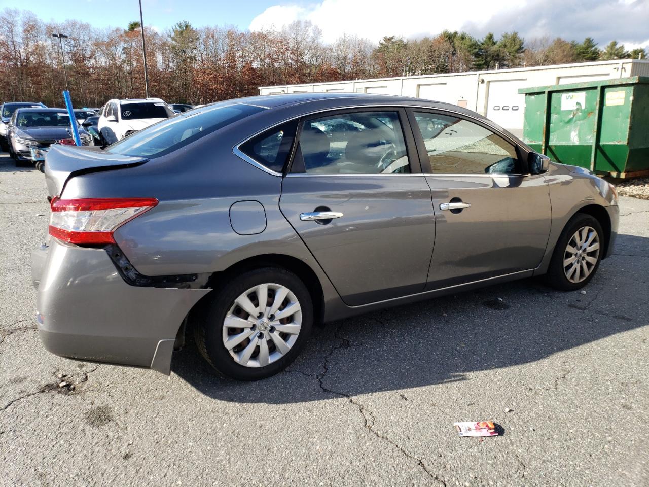 Image 3 of 2015 NISSAN SENTRA S 2015 with VIN 3N1AB7APXFY376547