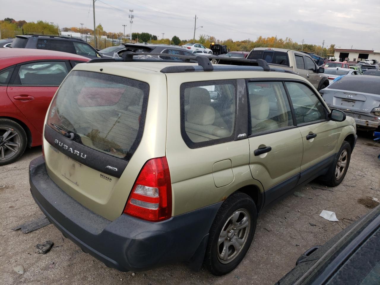 Image 3 of 2003 SUBARU FORESTER 2.5X 2003 with VIN JF1SG63643H709548