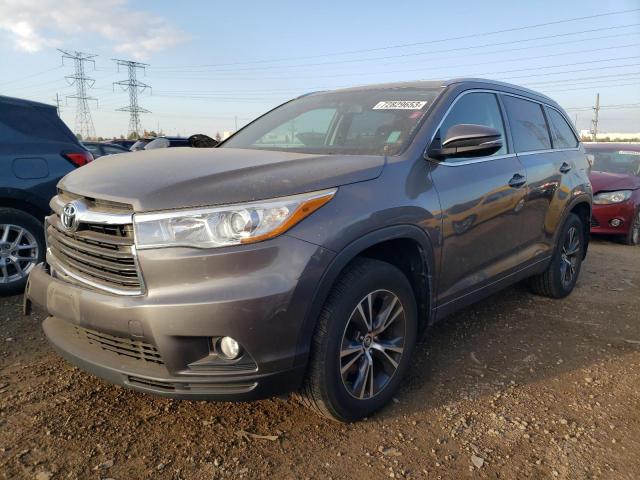 Изображение 1 2016 TOYOTA HIGHLANDER XLE 2016 с VIN 5TDJKRFH5GS274320