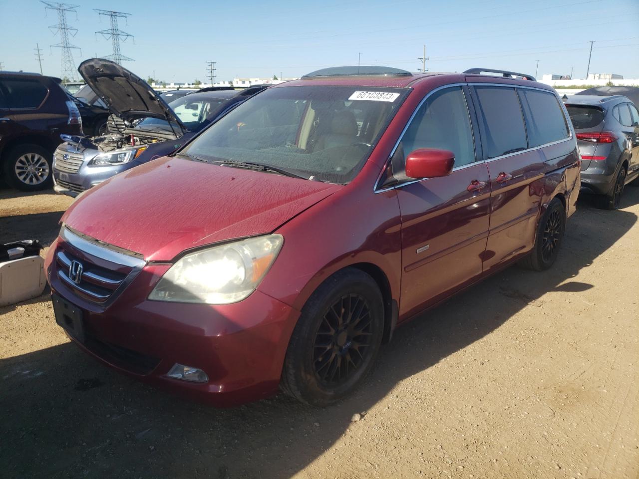Image 1 of 2006 HONDA ODYSSEY TOURING 2006 with VIN 5FNRL388X6B047962
