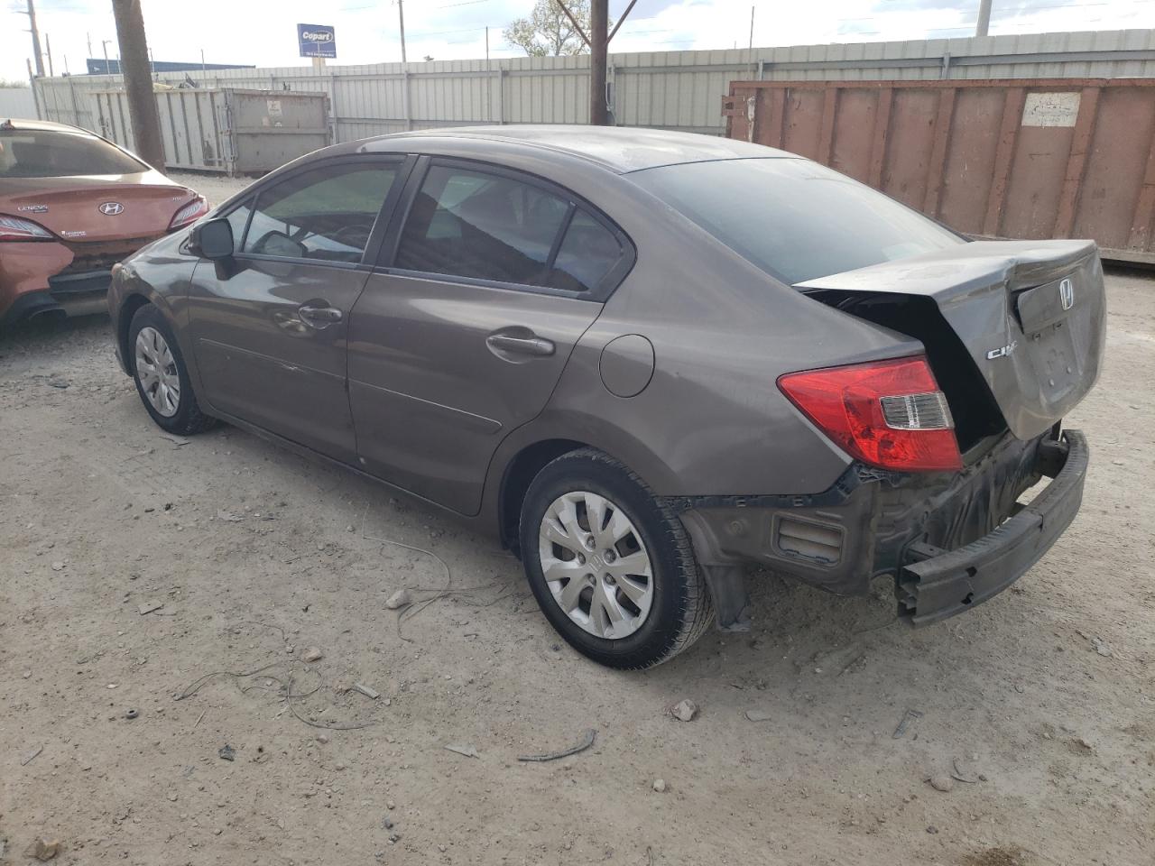 Image 2 of 2012 HONDA CIVIC LX 2012 with VIN 2HGFB2F50CH593038