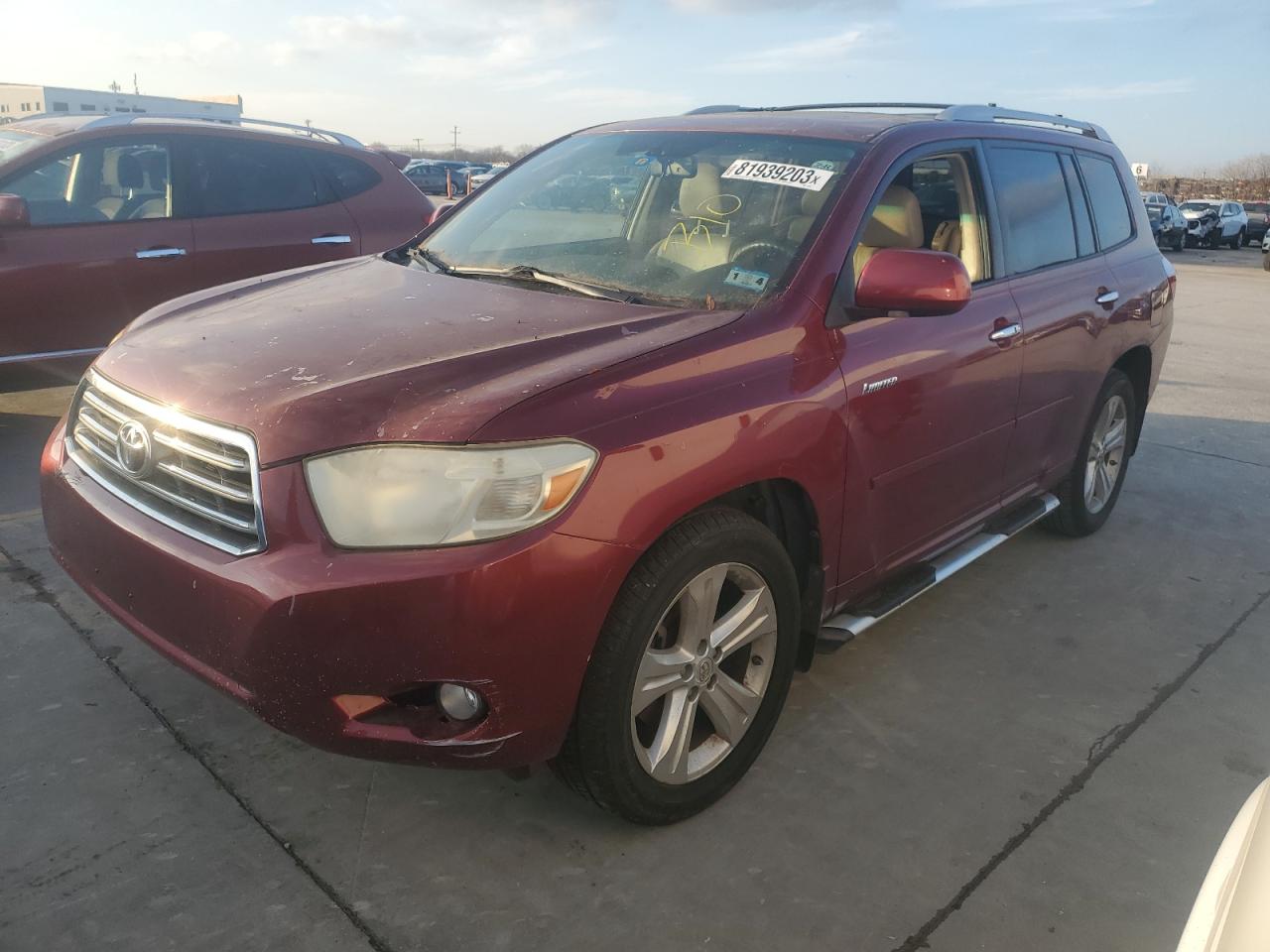 Image 1 of 2009 TOYOTA HIGHLANDER LIMITED 2009 with VIN JTEES42A192113725