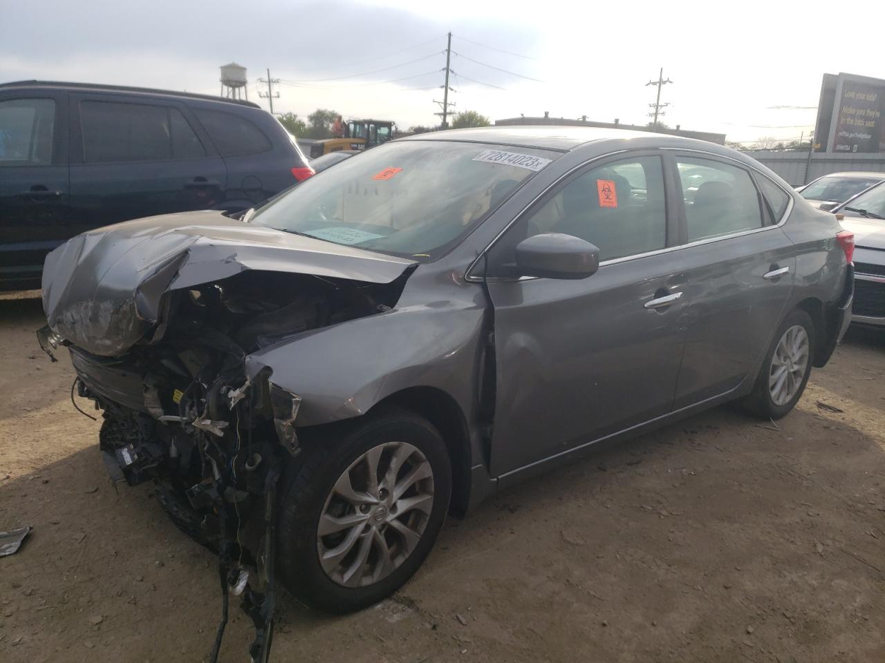 Изображение 1 2019 NISSAN SENTRA S 2019 с VIN 3N1AB7APXKL605526