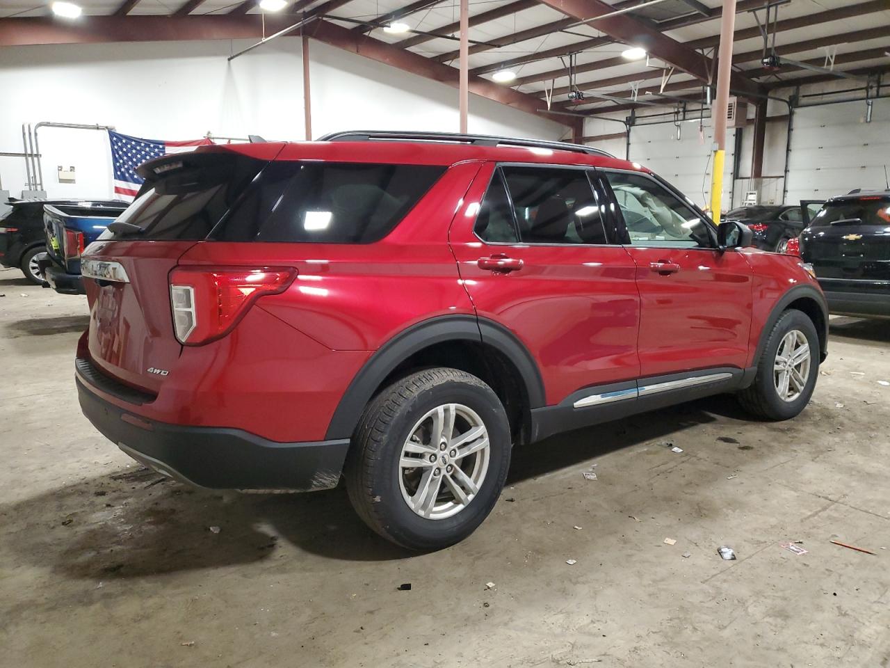 Image 3 of 2022 FORD EXPLORER XLT 2022 with VIN 1FMSK8DH5NGC05678