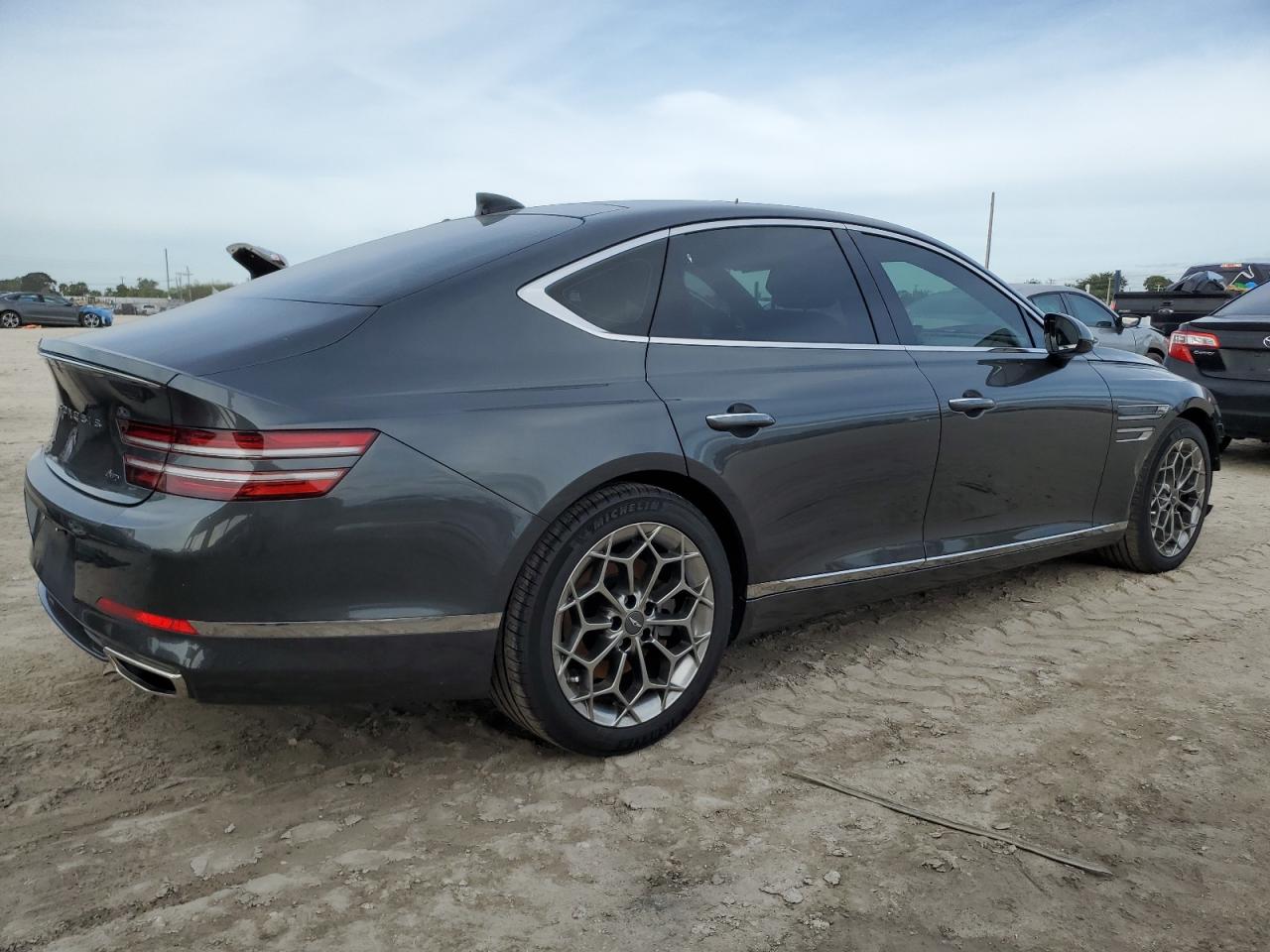 Image 3 of 2021 GENESIS G80 BASE 2021 with VIN KMTGB4SC8MU048935