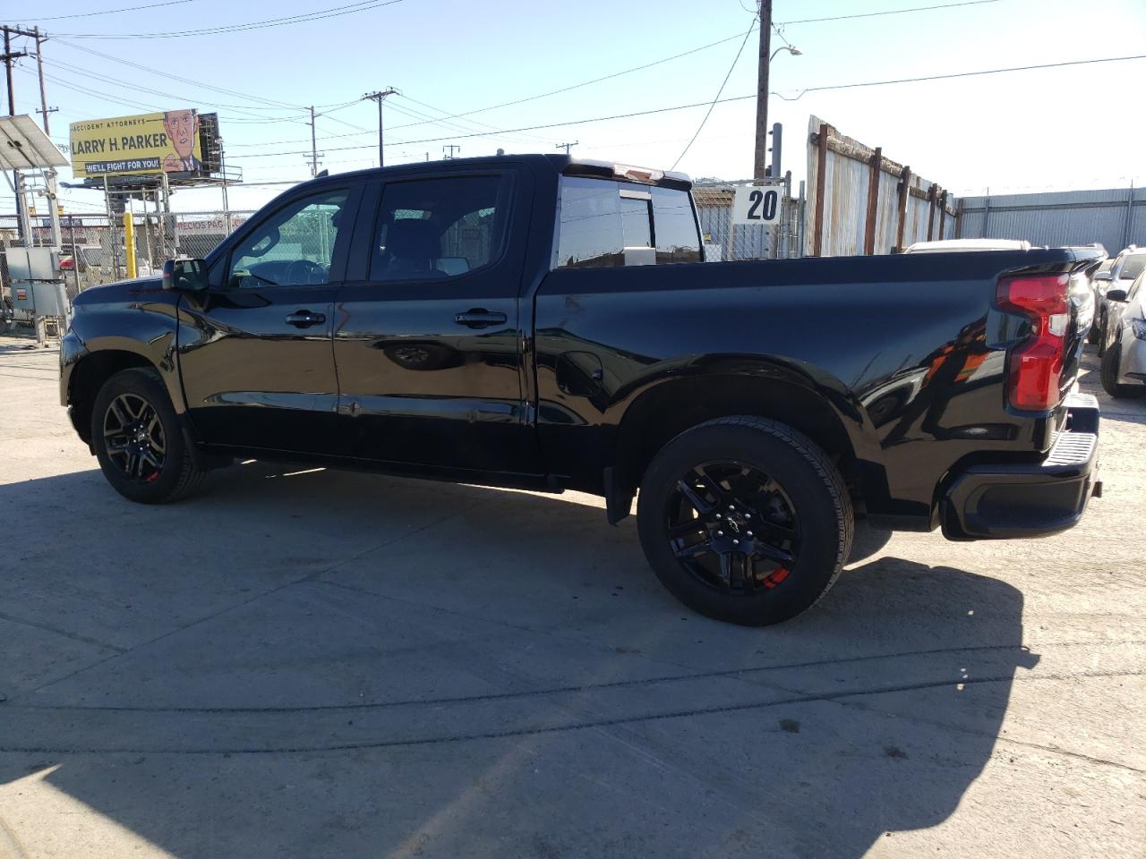 Image 2 of 2022 CHEVROLET SILVERADO LTD C1500 RST 2022 with VIN 1GCPWDED8NZ139859