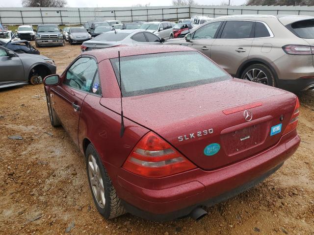 Image 2 of 1999 MERCEDES-BENZ SLK 230 KOMPRESSOR 1999 with VIN WDBKK47F3XF127805