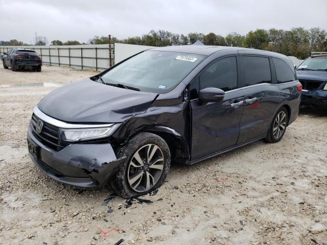Image 1 of 2022 HONDA ODYSSEY TOURING 2022 with VIN 5FNRL6H86NB043777