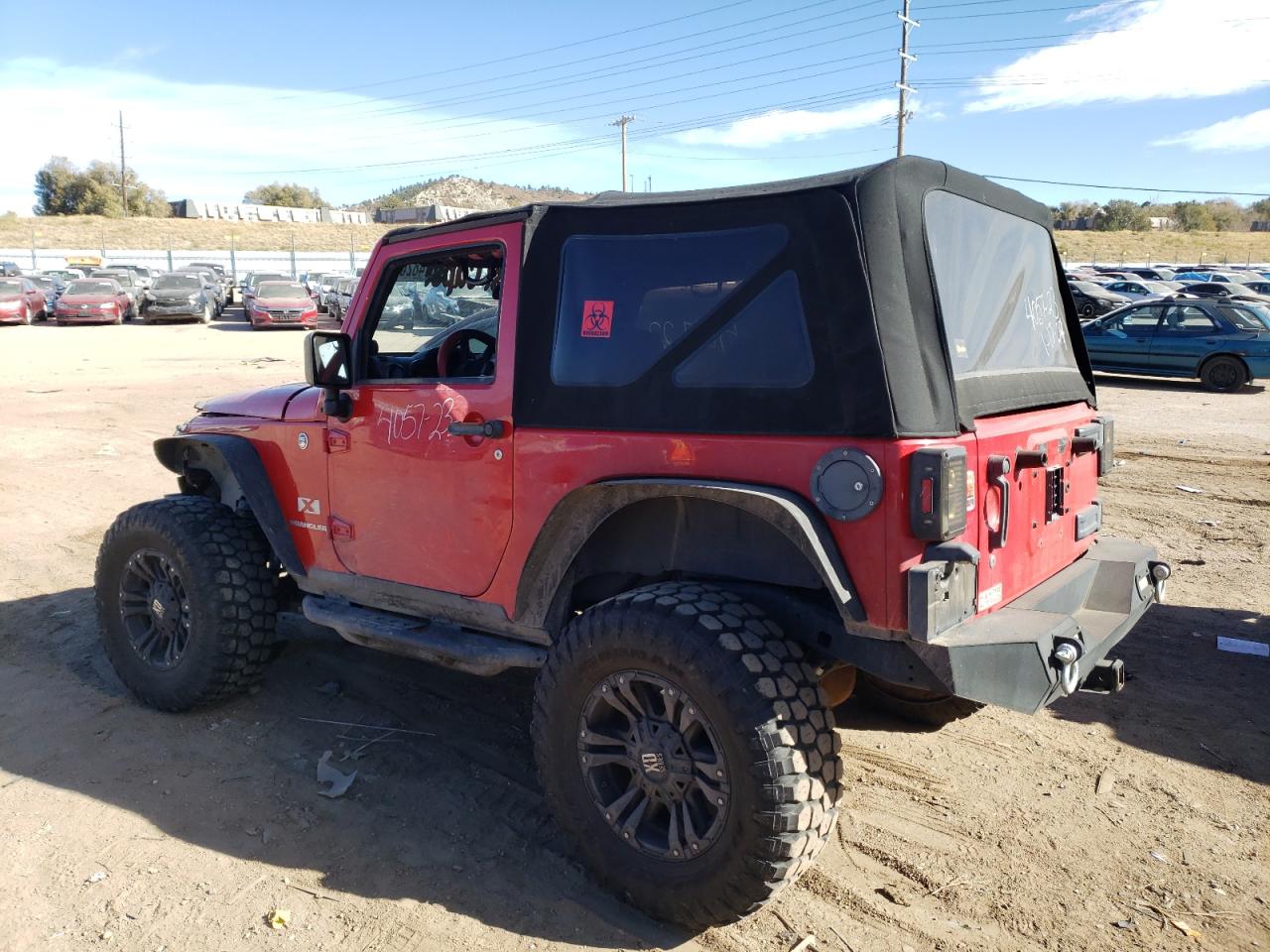 Image 2 of 2008 JEEP WRANGLER X 2008 with VIN 1J4FA241X8L645359