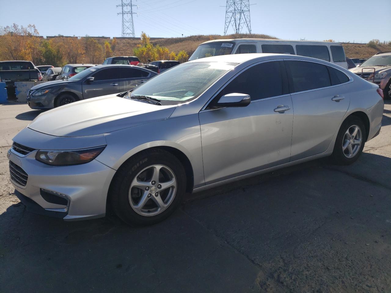 Image 1 of 2017 CHEVROLET MALIBU LT 2017 with VIN 1G1ZE5ST1HF204501