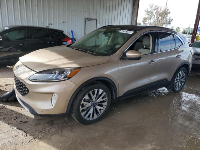 Image 1 of 2020 FORD ESCAPE TITANIUM 2020 with VIN 1FMCU0DZ1LUC45425