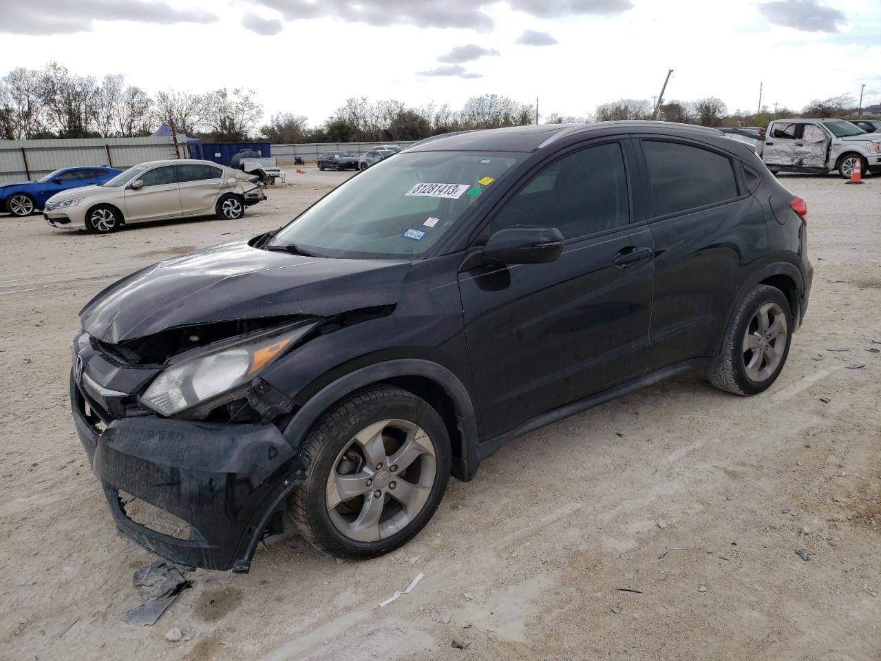 Изображение 1 2016 HONDA HR-V EXL 2016 с VIN 3CZRU5H70GM750106