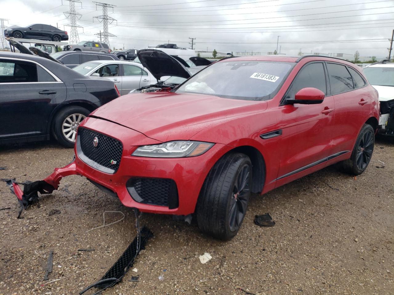 Image 1 of 2018 JAGUAR F-PACE S 2018 with VIN SADCM2FV7JA298983