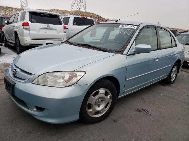 Image 1 of 2005 HONDA CIVIC HYBRID 2005 with VIN JHMES96615S017142
