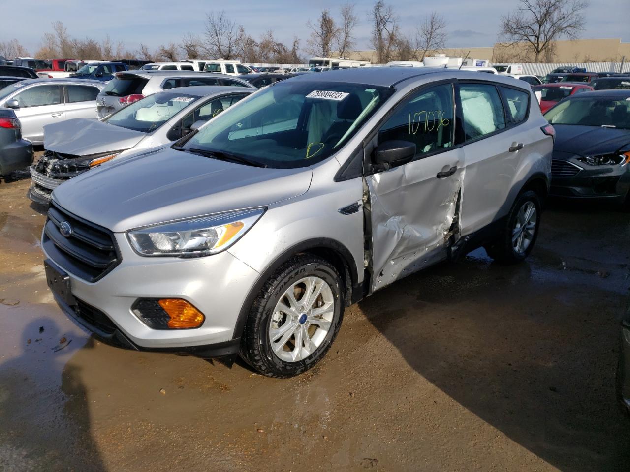 Image 1 of 2017 FORD ESCAPE S 2017 with VIN 1FMCU0F79HUC89949
