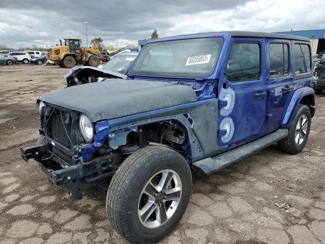 Image 1 of 2018 JEEP WRANGLER SAHARA 2018 with VIN 1C4HJXEGXJW227242