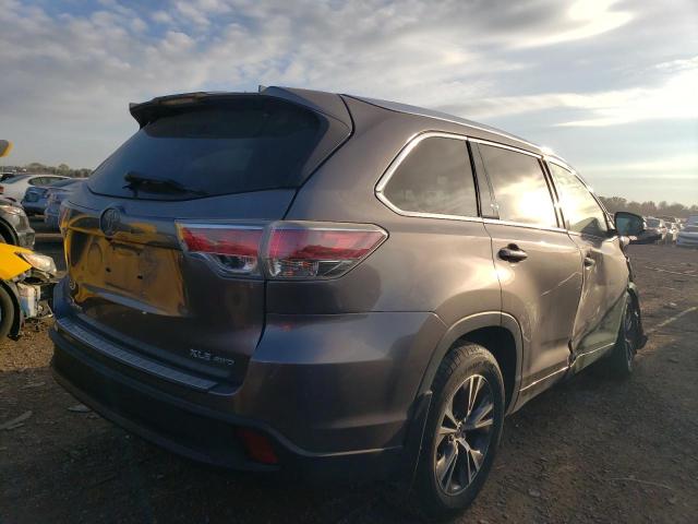 Obraz 3 z 2016 TOYOTA HIGHLANDER XLE 2016 z VIN 5TDJKRFH5GS274320