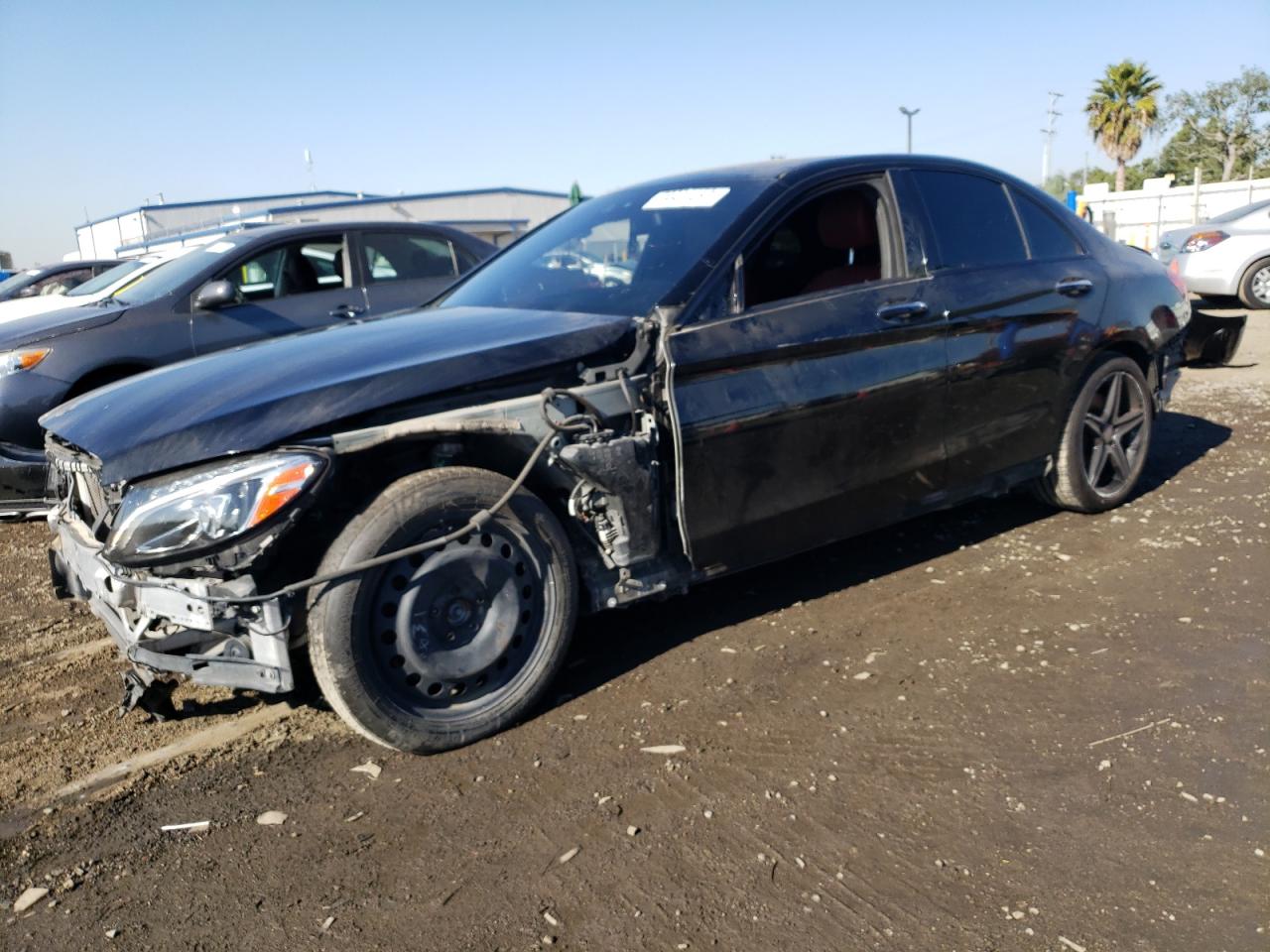 Image 1 of 2016 MERCEDES-BENZ C 450 4MATIC AMG 2016 with VIN 55SWF6EB5GU152582