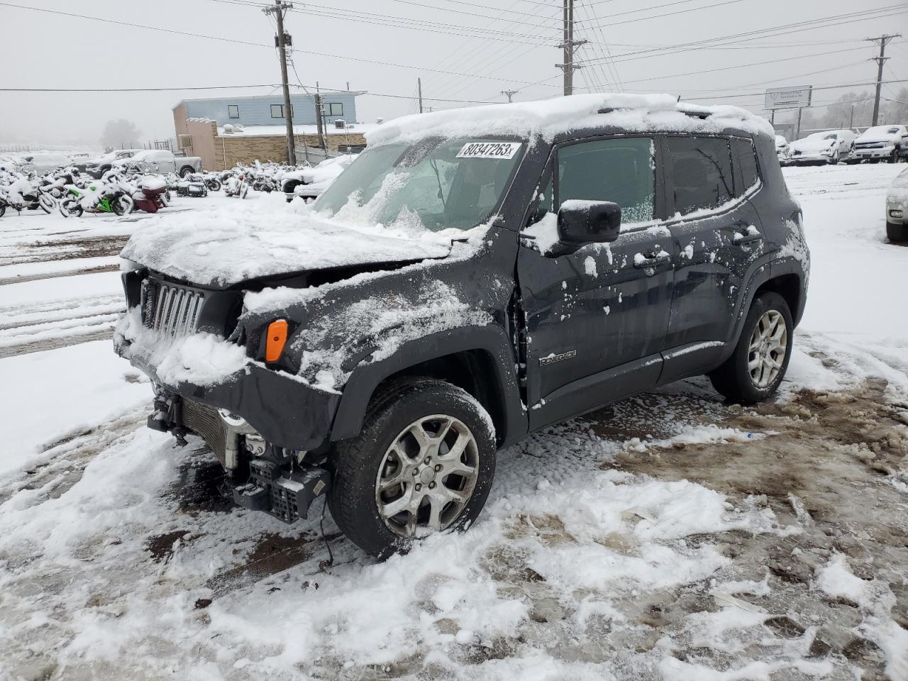 Image 1 of 2017 JEEP RENEGADE LATITUDE 2017 with VIN ZACCJBBBXHPG29968