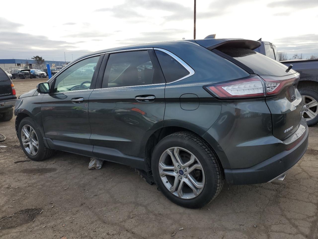 Image 2 of 2015 FORD EDGE TITANIUM 2015 with VIN 2FMTK4K86FBB17733