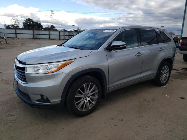 Image 1 of 2016 TOYOTA HIGHLANDER XLE 2016 with VIN 5TDJKRFH5GS236375
