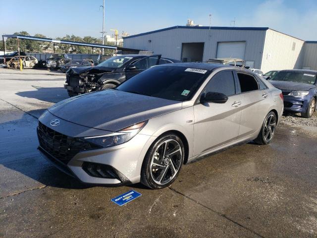 Image 1 of 2023 HYUNDAI ELANTRA N LINE 2023 with VIN KMHLR4AF6PU497664