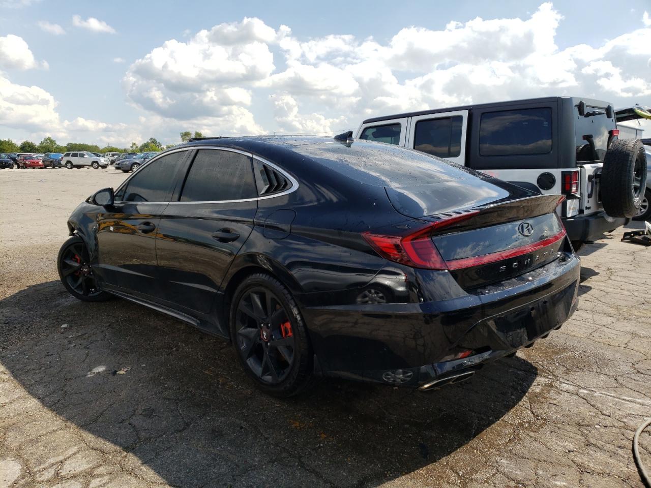 Image 2 of 2022 HYUNDAI SONATA N LINE 2022 with VIN 5NPEK4JC7NH142372
