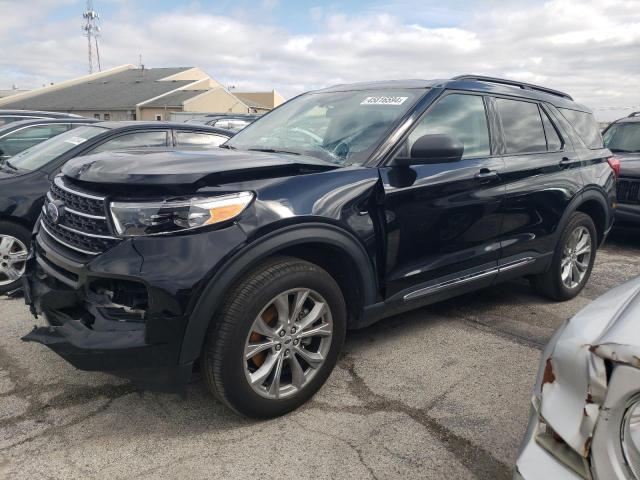 Image 1 of 2021 FORD EXPLORER XLT 2021 with VIN 1FMSK8DH0MGB93714