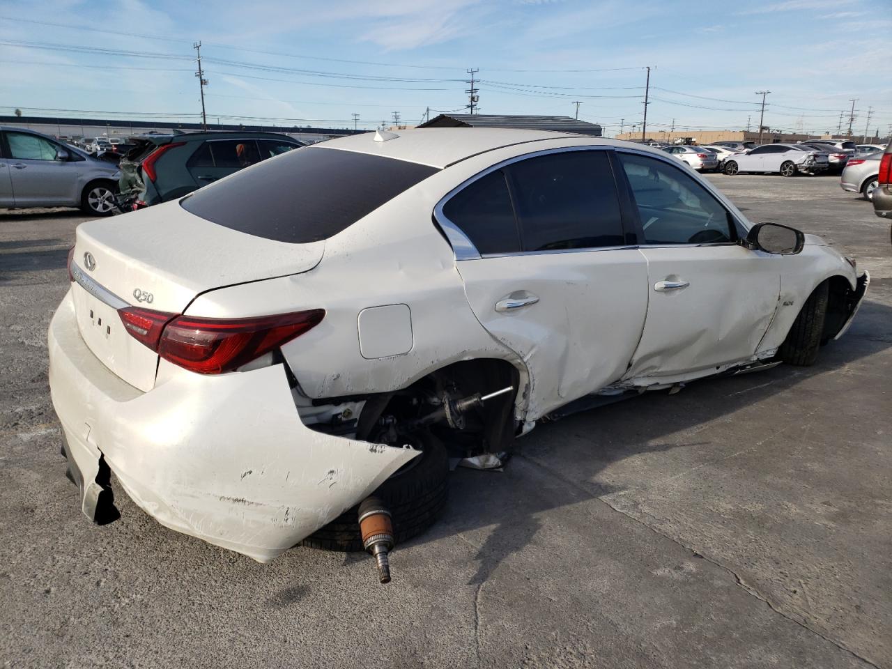 Image 3 of 2020 INFINITI Q50 PURE 2020 with VIN JN1EV7APXLM203621