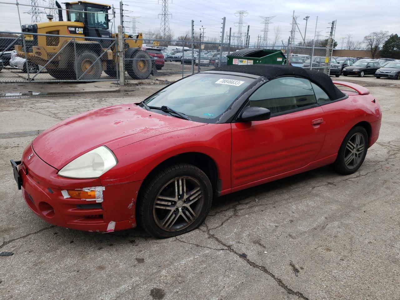 Изображение 1 2003 MITSUBISHI ECLIPSE SPYDER GS 2003 с VIN 4A3AE45G83E016454