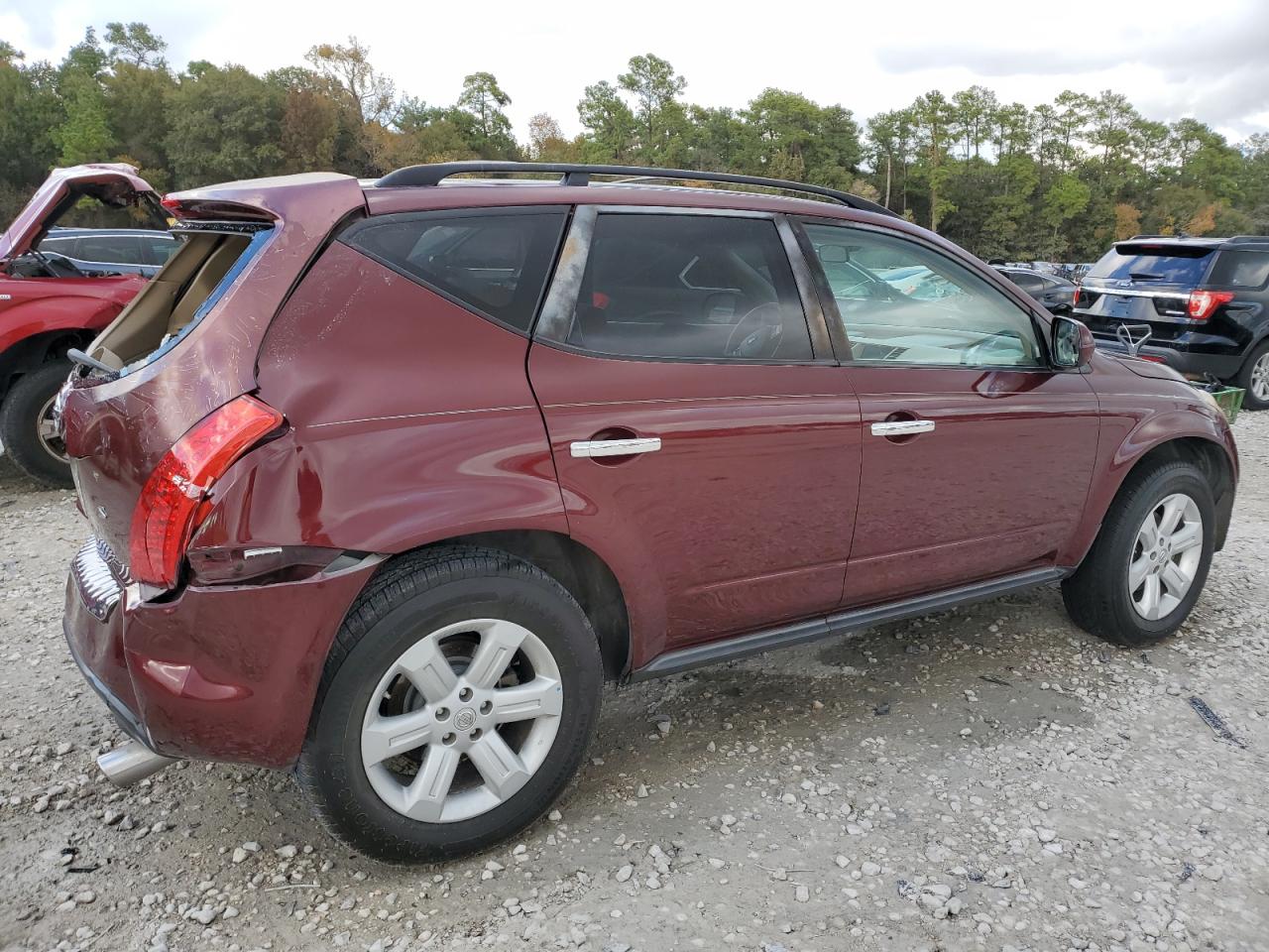 Image 3 of 2007 NISSAN MURANO SL 2007 with VIN JN8AZ08T27W515621