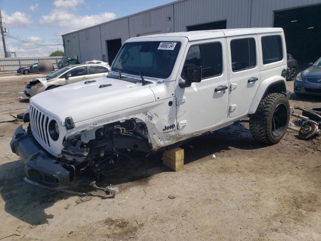 Image 1 of 2021 JEEP WRANGLER UNLIMITED SAHARA 2021 with VIN 1C4HJXEG9MW544241