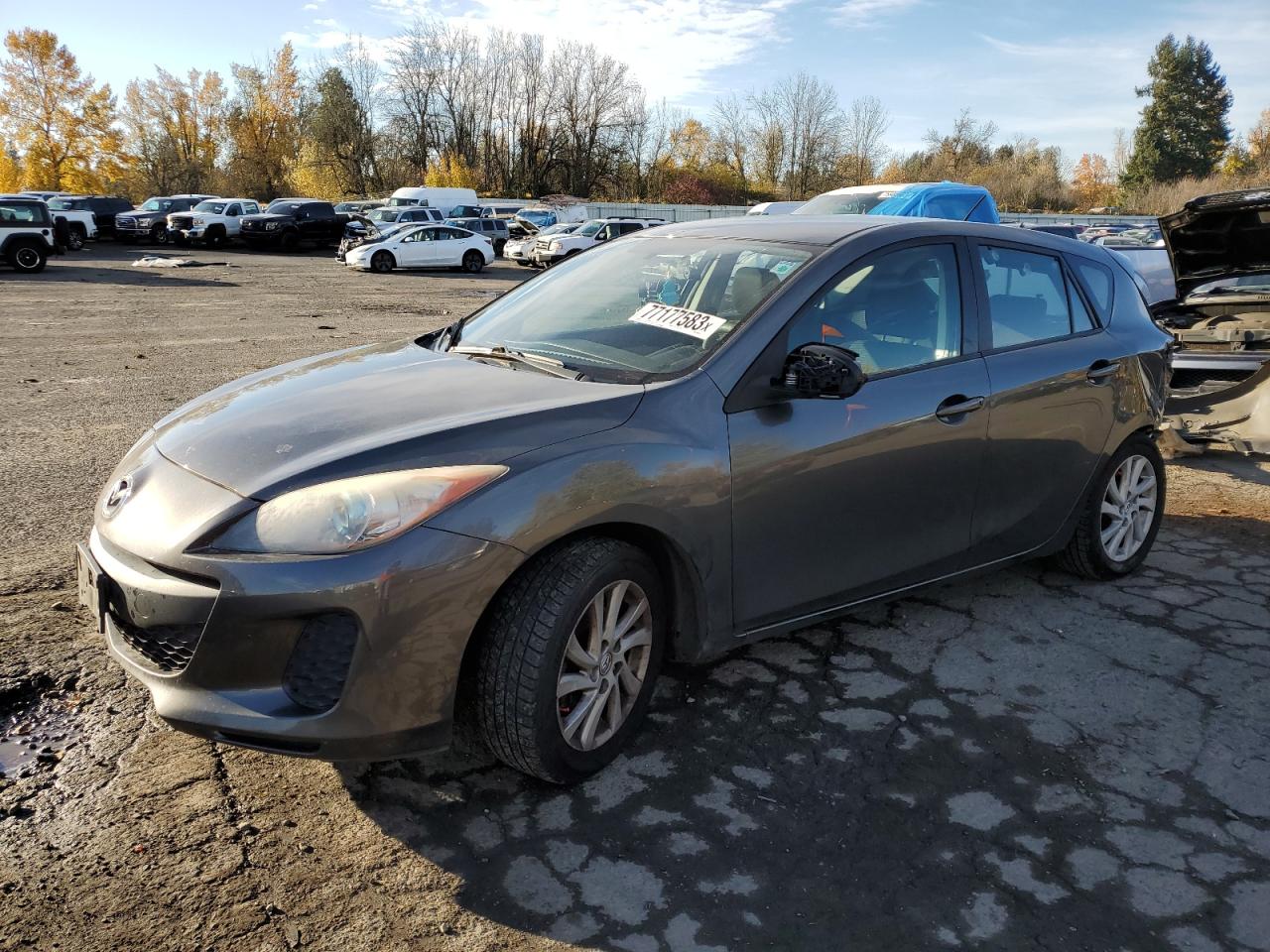 Image 1 of 2012 MAZDA 3 I 2012 with VIN JM1BL1L84C1600218