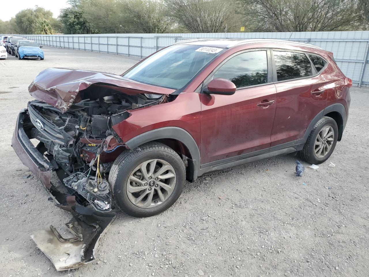 Image 1 of 2016 HYUNDAI TUCSON LIMITED 2016 with VIN KM8J33A48GU225490
