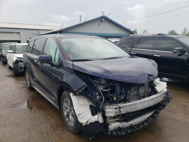 Image 1 of 2021 TOYOTA SIENNA XLE 2021 with VIN 5TDYRKEC6MS043350