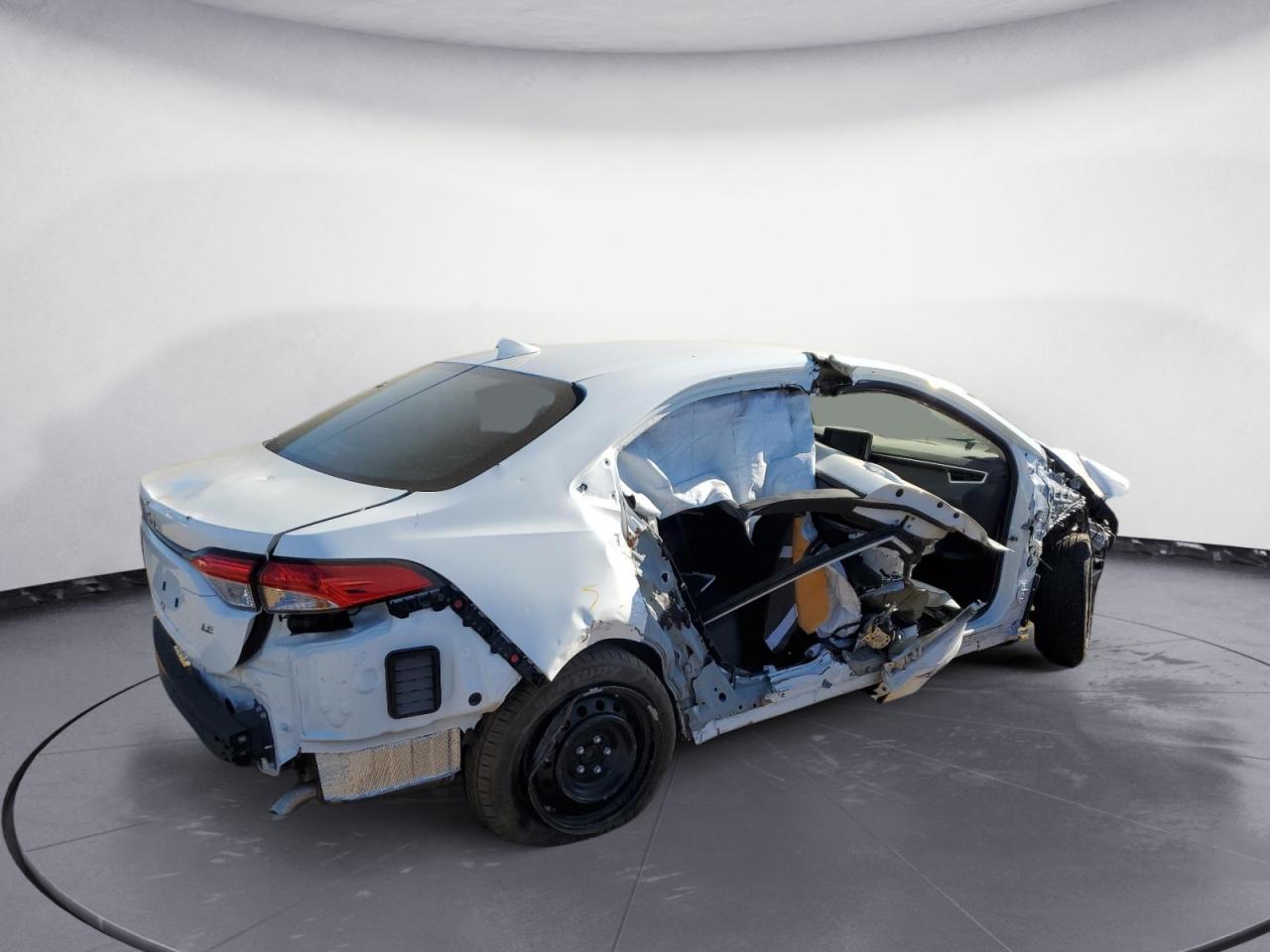 Image 3 of 2022 TOYOTA COROLLA LE 2022 with VIN 5YFEPMAE1NP295089