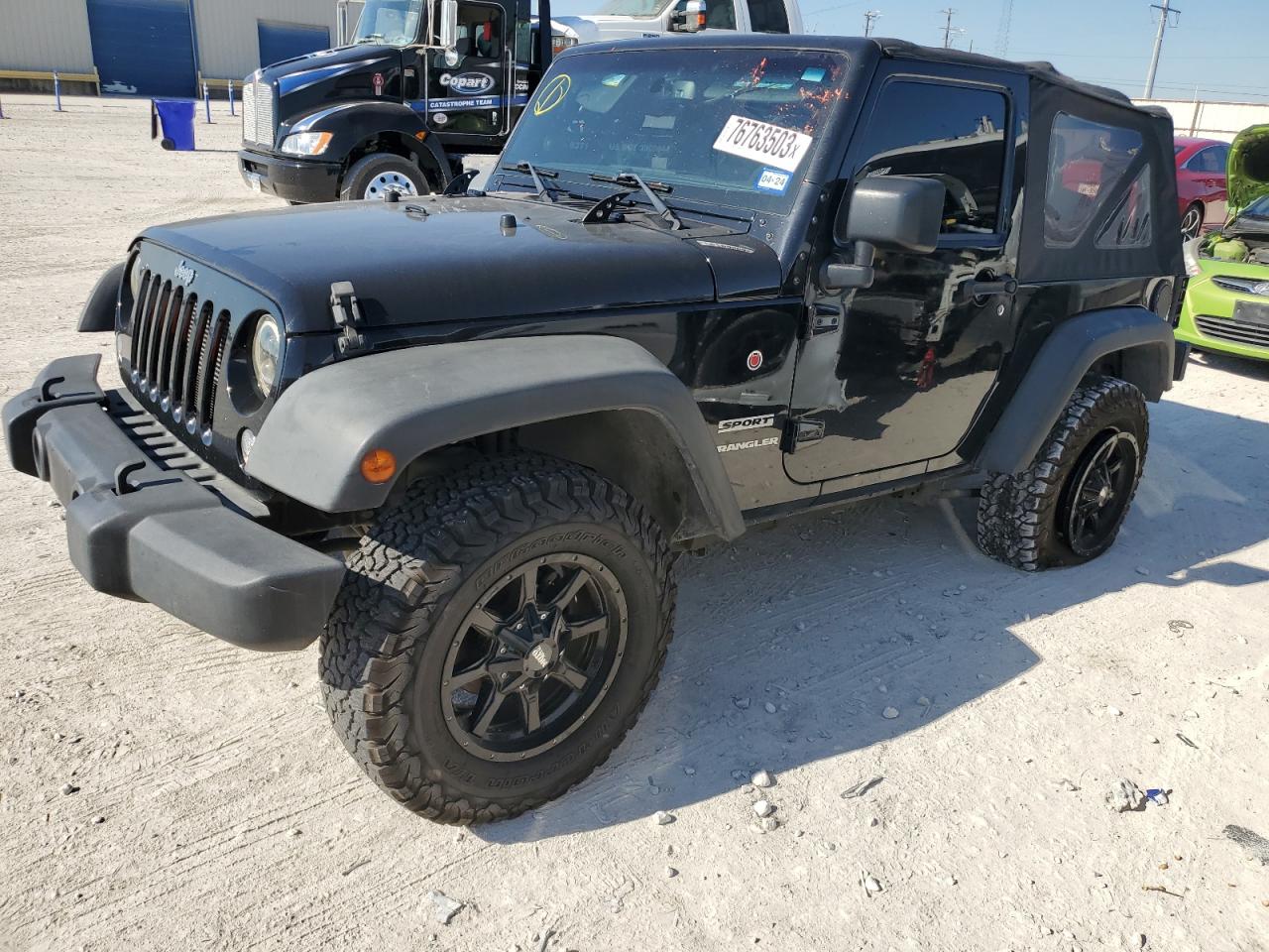 Image 1 of 2015 JEEP WRANGLER SPORT 2015 with VIN 1C4AJWAG8FL523239