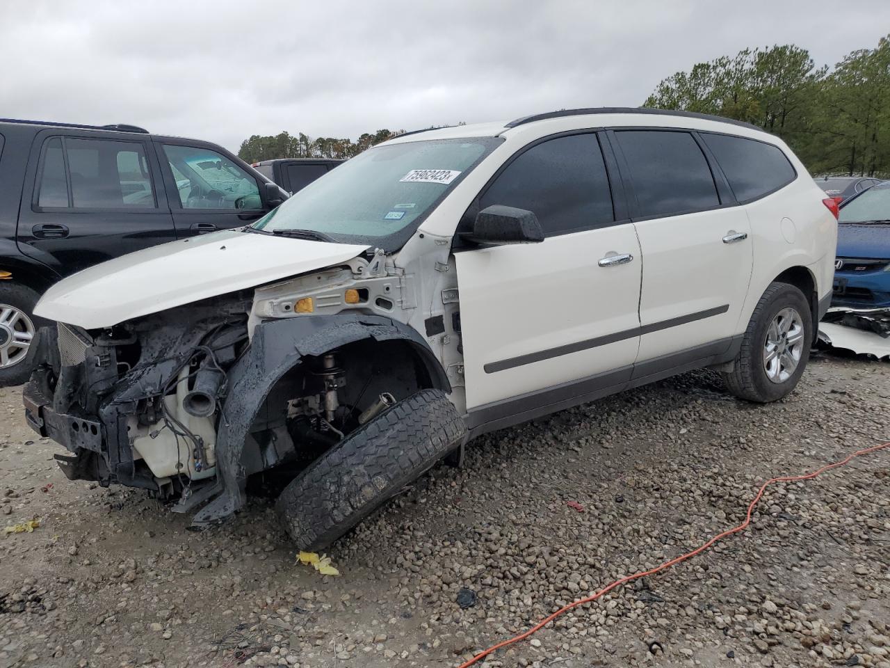 Image 1 of 2012 CHEVROLET TRAVERSE LS 2012 with VIN 1GNKRFEDXCJ337200
