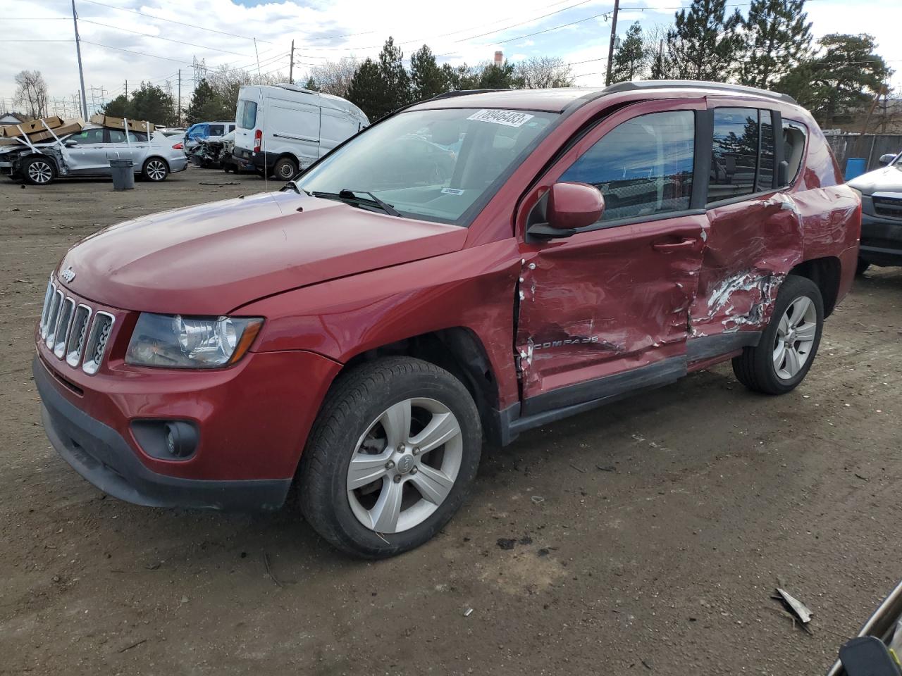 Image 1 of 2016 JEEP COMPASS LATITUDE 2016 with VIN 1C4NJDEB3GD685523