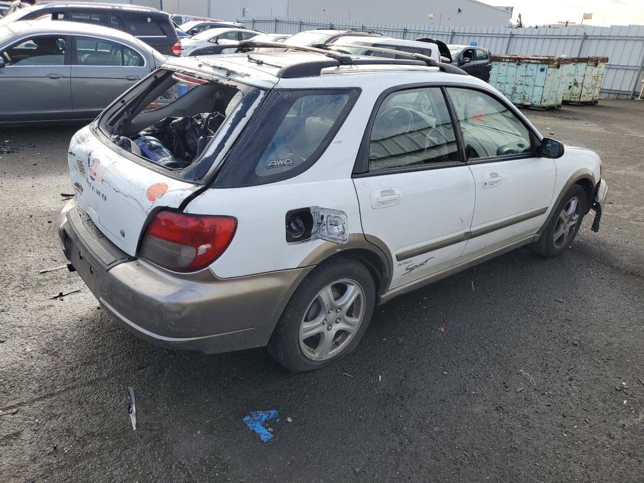 Изображение 3 2002 SUBARU IMPREZA OUTBACK SPORT 2002 с VIN JF1GG68572H828540
