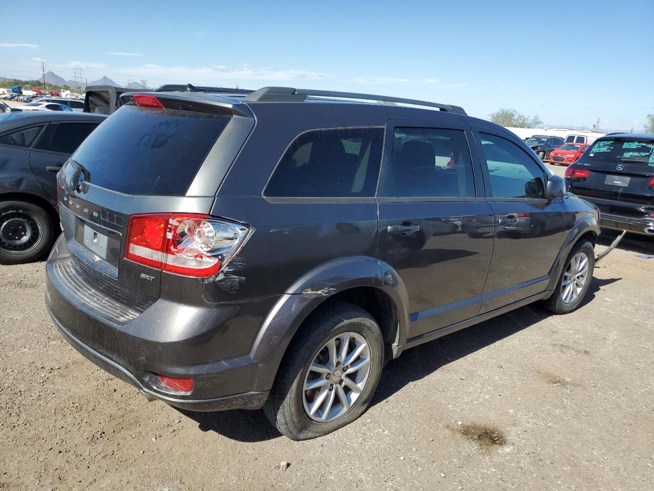 Image 3 of 2014 DODGE JOURNEY SXT 2014 with VIN 3C4PDCBG3ET139144