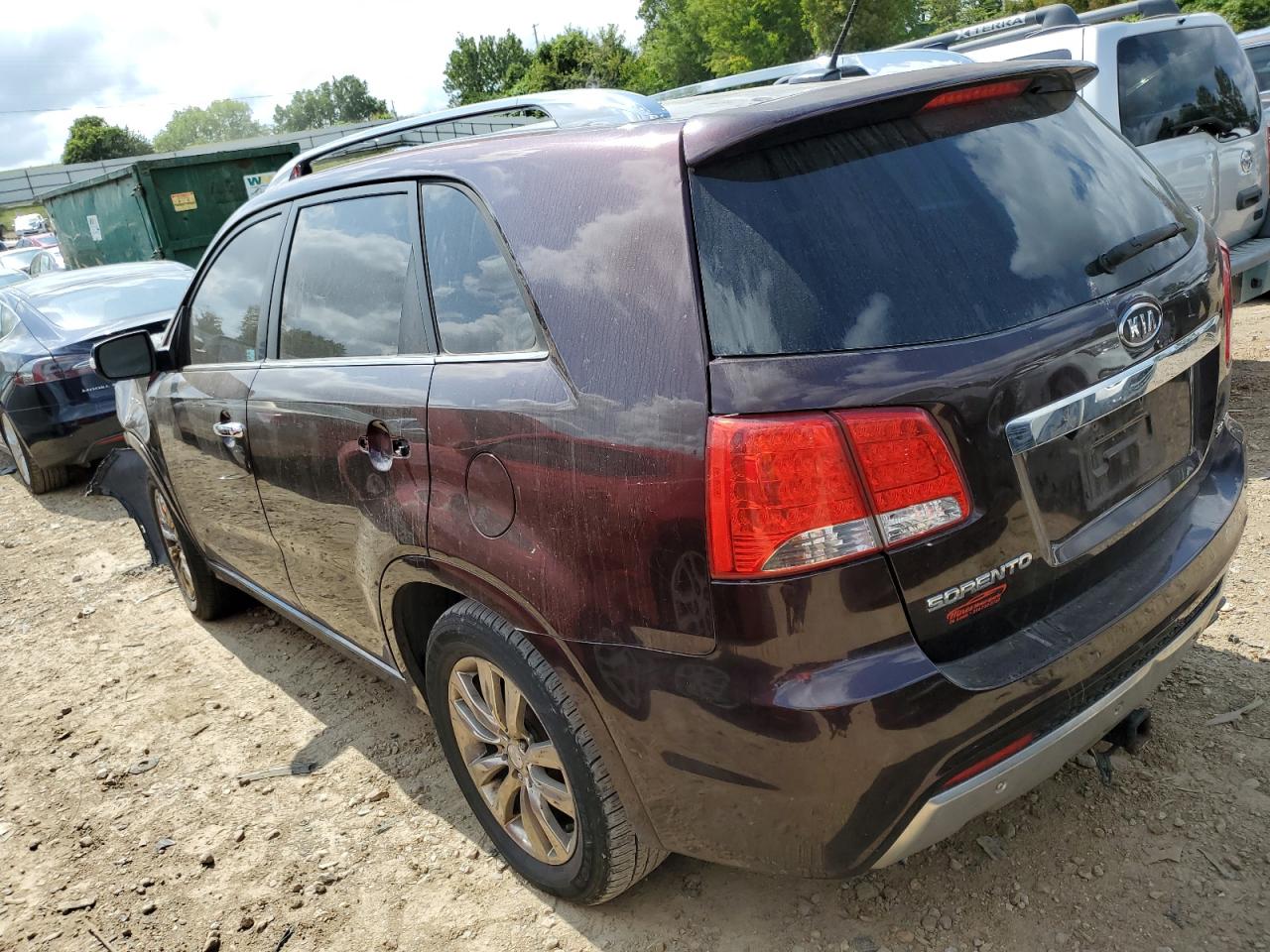 Image 2 of 2011 KIA SORENTO SX 2011 with VIN 5XYKW4A24BG149829